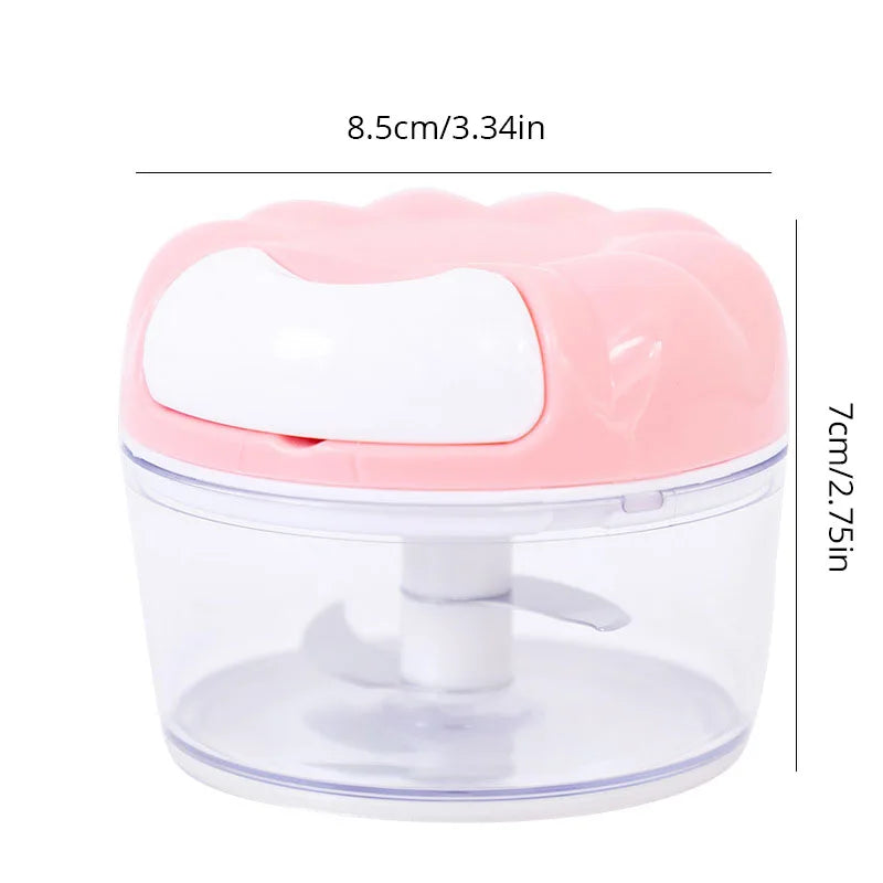 Presse-Ail & Purée Manuel Compact | Design Rose | Idéal Ail & Pommes de Terre