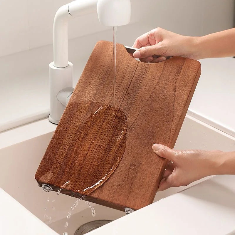 Planche de Cuisine Premium en Bois d’Ébène | Naturelle, Durable & Hygiénique | Finition Sans Traitement