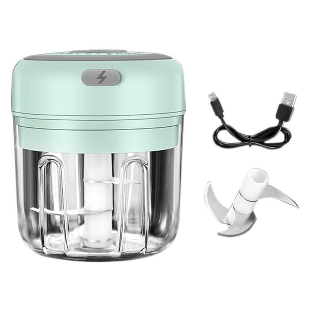 Hachoir électrique USB multifonction | Compact, rechargeable et silencieux pour Ail, légumes, viandes