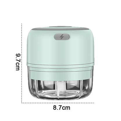 Hachoir électrique USB multifonction | Compact, rechargeable et silencieux pour Ail, légumes, viandes