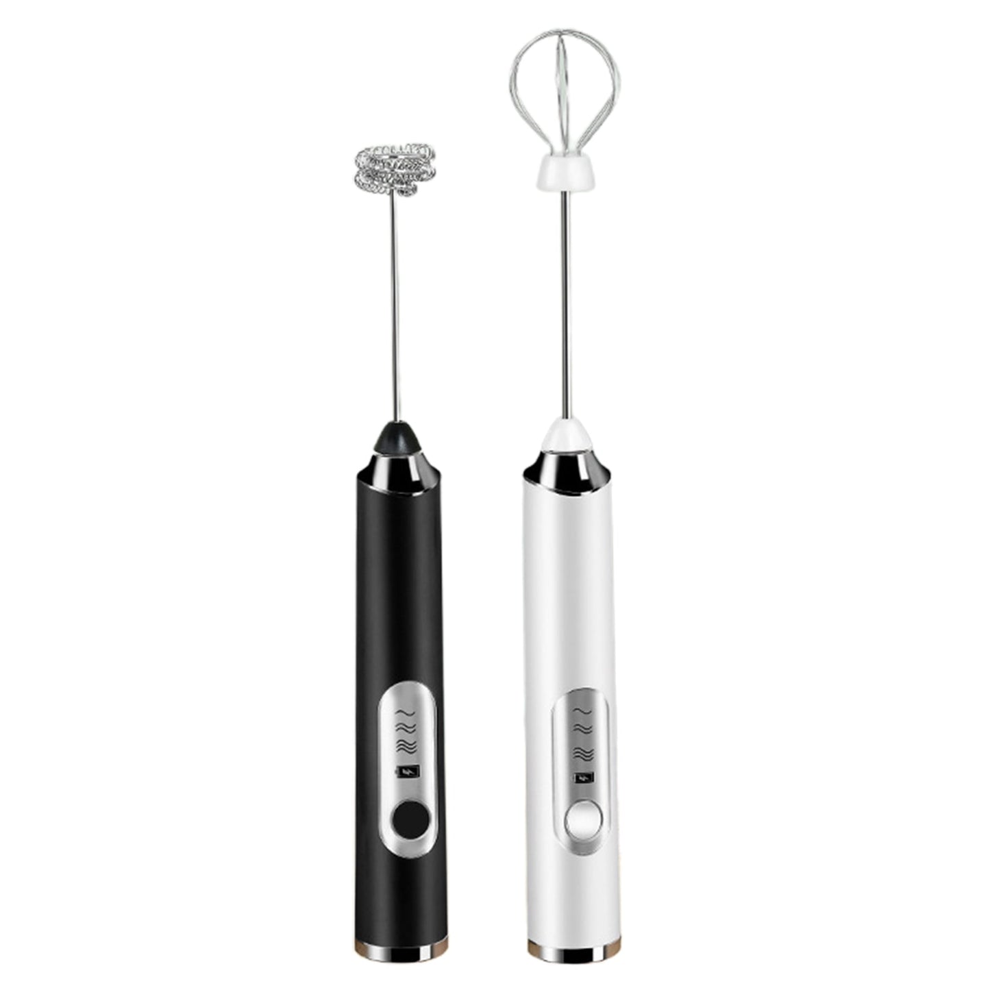 Fouet Électrique Double Tige | Sans Fil & Rechargeable USB | 3 Vitesses pour Café, Crème & Œufs