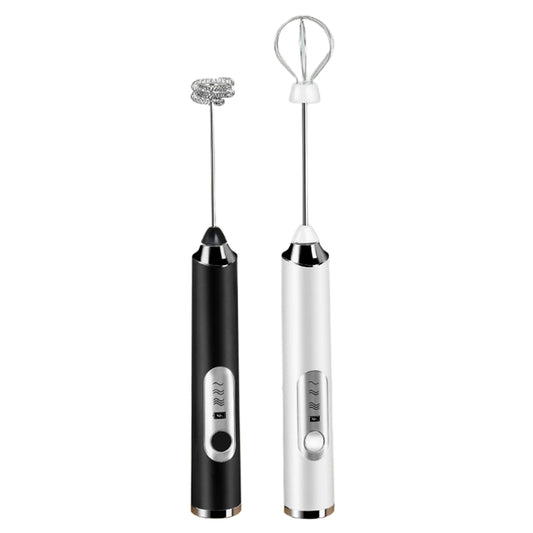 Fouet Électrique Double Tige | Sans Fil & Rechargeable USB | 3 Vitesses pour Café, Crème & Œufs