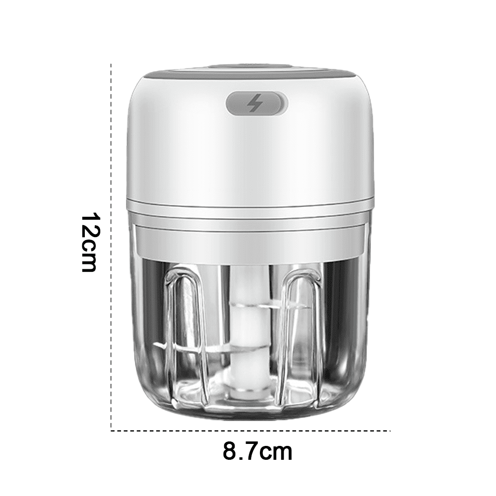 Hachoir électrique USB multifonction | Compact, rechargeable et silencieux pour Ail, légumes, viandes