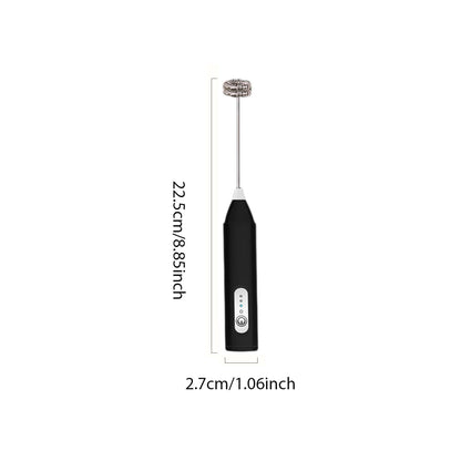 Mousseur à Lait Électrique Sans Fil | Recharge USB-C, Café Crémeux