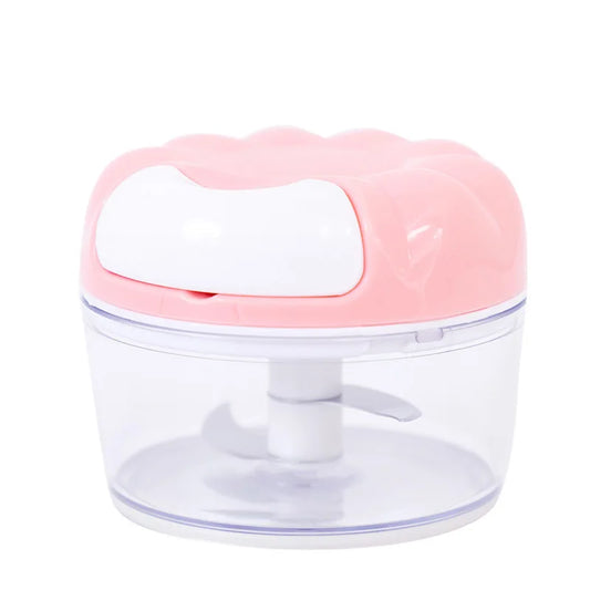 Presse-Ail & Purée Manuel Compact | Design Rose | Idéal Ail & Pommes de Terre