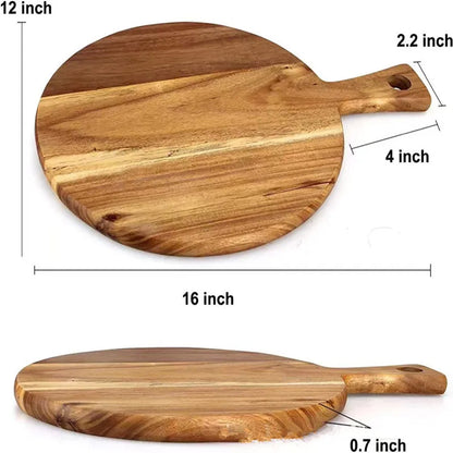 Planche en Bois Multi-Usages | Double Face avec Poignée – Plateau de Service & Planche à Découper