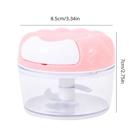 Presse-Ail & Purée Manuel Compact | Design Rose | Idéal Ail & Pommes de Terre