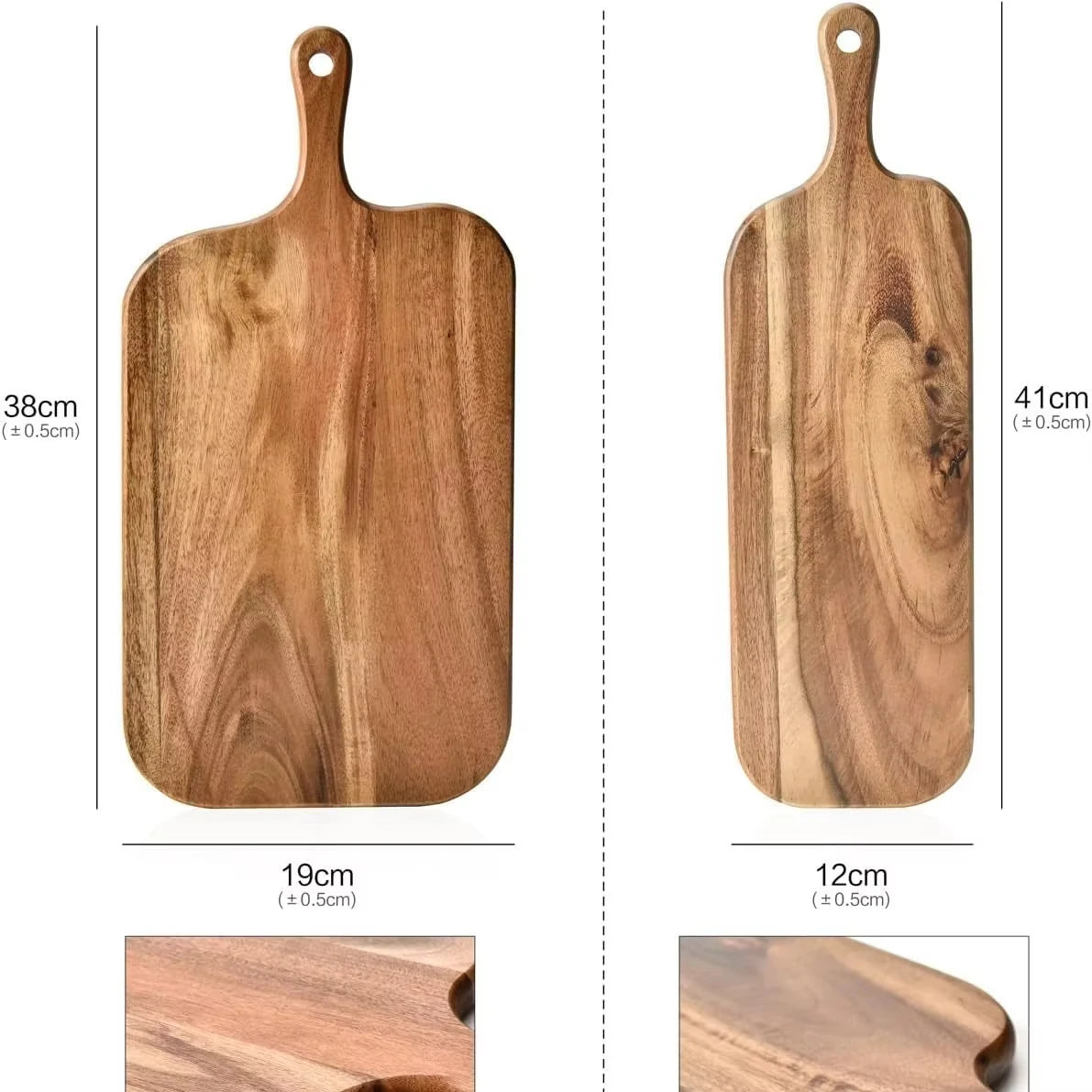 Planche en Bois Multi-Usages | Double Face avec Poignée – Plateau de Service & Planche à Découper