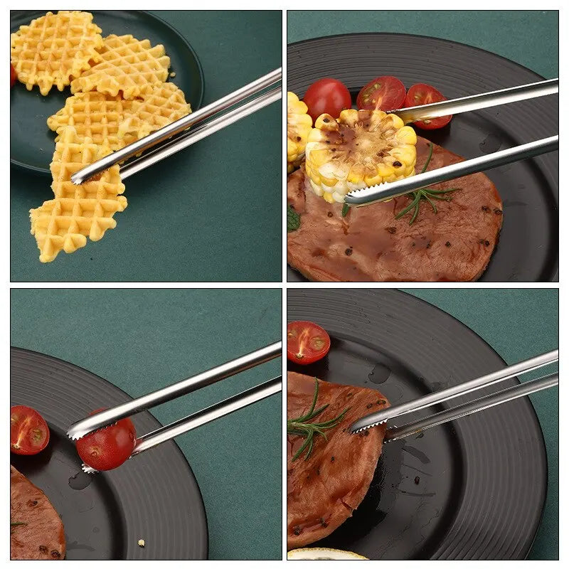 Pinces de Barbecue en Acier Inox 304 | Accessoire de Cuisine Premium pour Grillades et BBQ