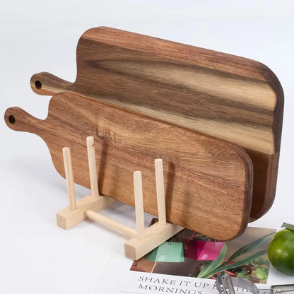 Planche en Bois Multi-Usages | Double Face avec Poignée – Plateau de Service & Planche à Découper