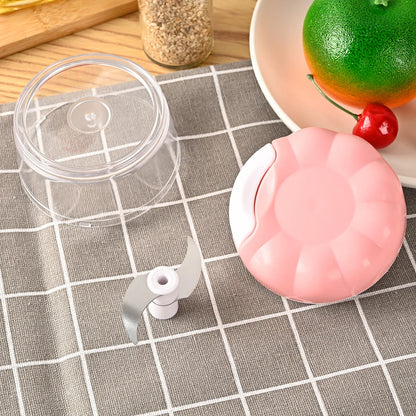 Presse-Ail & Purée Manuel Compact | Design Rose | Idéal Ail & Pommes de Terre